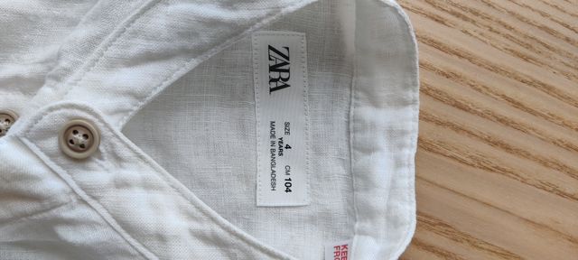 Traje elegante camisa pantalón lino niño