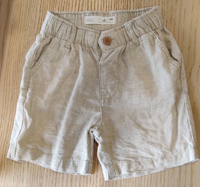 Traje elegante camisa pantalón lino niño