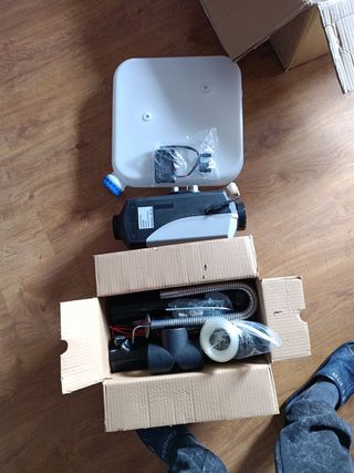 Calentador diesel con mando