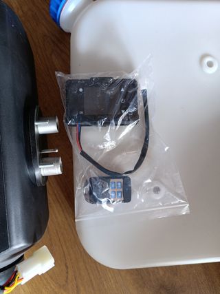 Calentador diesel con mando