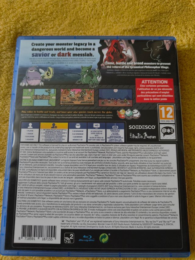 Monster Crown PS4