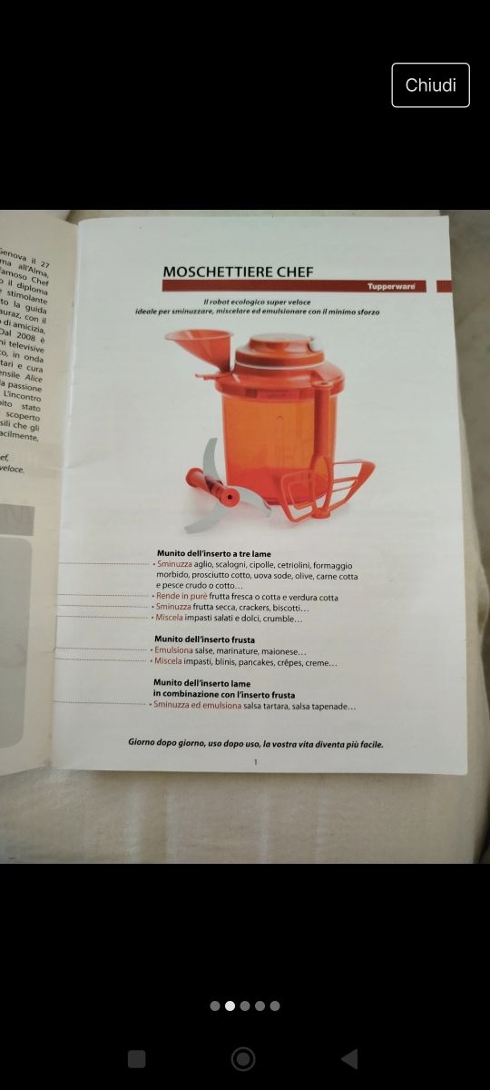 Moschettiere chef Tupperware