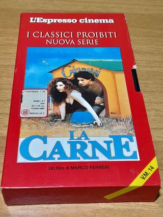 VIDEOCASSETTA VHS FILM EROTICO LA CARNE