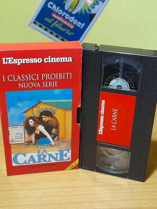 VIDEOCASSETTA VHS FILM EROTICO LA CARNE