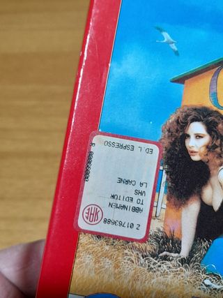 VIDEOCASSETTA VHS FILM EROTICO LA CARNE