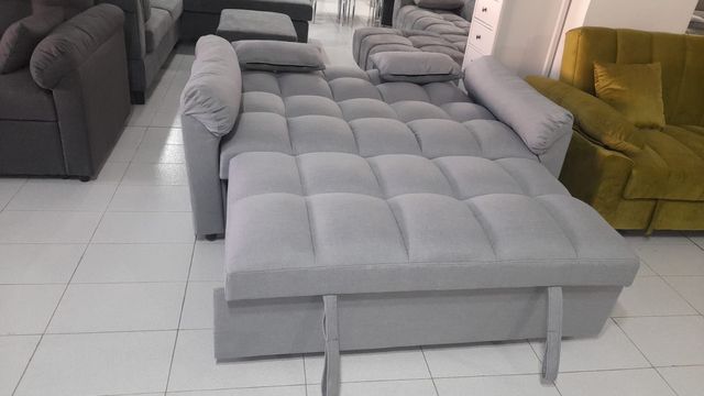 SUPER OFERTA SOFA CAMA TOK GRIS CLARO