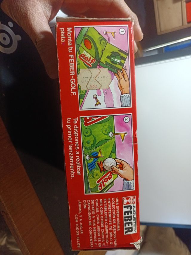 Juego antiguo de golf marca feber