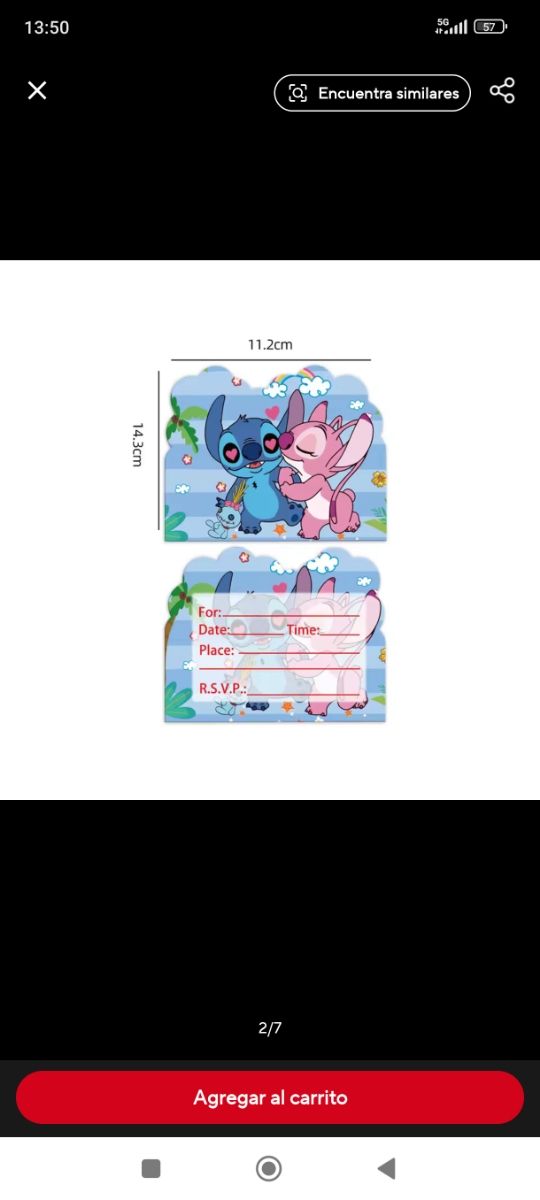 Invitación de stich