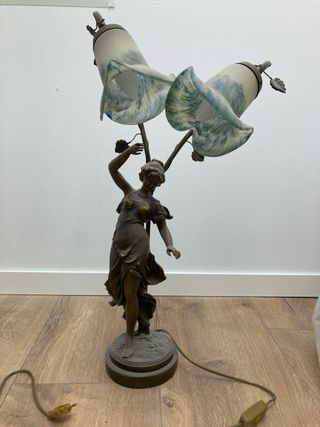 Lampara de bronce