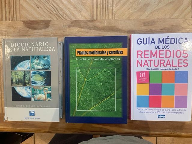 Lote de libros salud y naturaleza