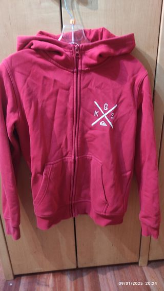 Sudadera Roja Quiksilver