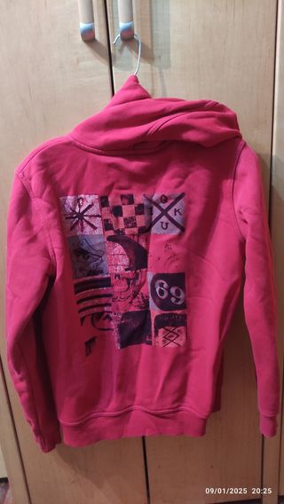 Sudadera Roja Quiksilver