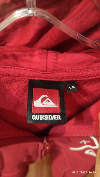 Sudadera Roja Quiksilver