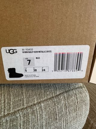 Botas UGG Mini Bailey Bow Metallic Spots Mujer