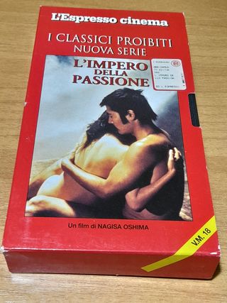 VIDEOCASSETTA FILM EROTICO L'IMPERO DELLA PASSIONE
