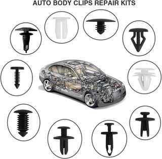 Kit clips de sujeción para coche