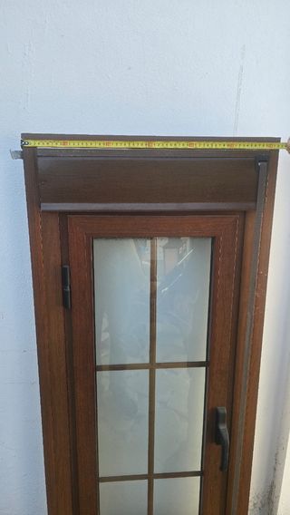 Ventana aluminio color embero 1.45x0.56