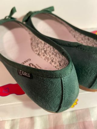 Zapatos Bailarinas Verdes Z Girls