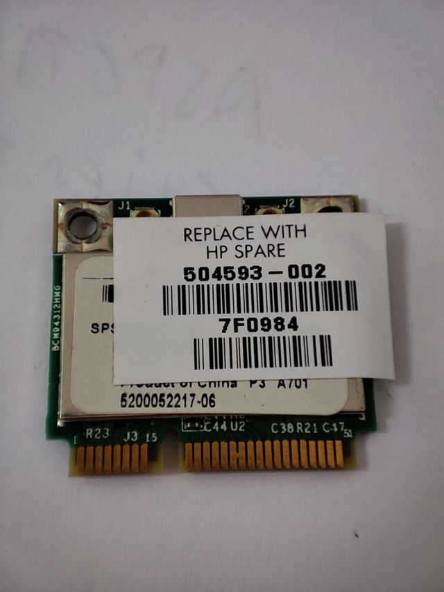 Scheda mini pcie Wifi BCM94312HMG