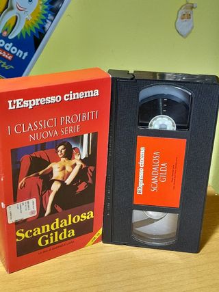 VIDEOCASSETTA VHS FILM EROTICO SCANDALOSA GILDA