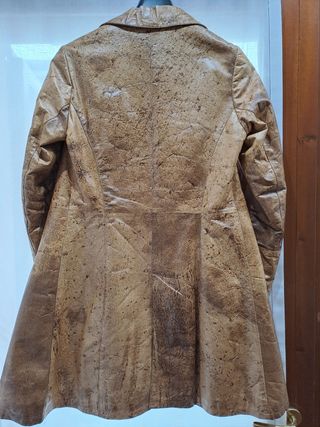 Giacca in pelle verniciata vintage