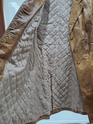 Giacca in pelle verniciata vintage