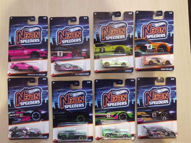 Hot wheels neon speeders