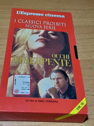 VIDEOCASSETTA VHS FILM EROTICO OCCHI DI SERPENTE