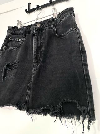 Falda tejana negra