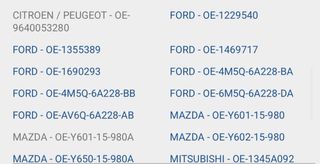 Tensor correa Ford Mazda Peugeot Toyota