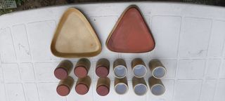 SET BICCHIERINI TERRACOTTA