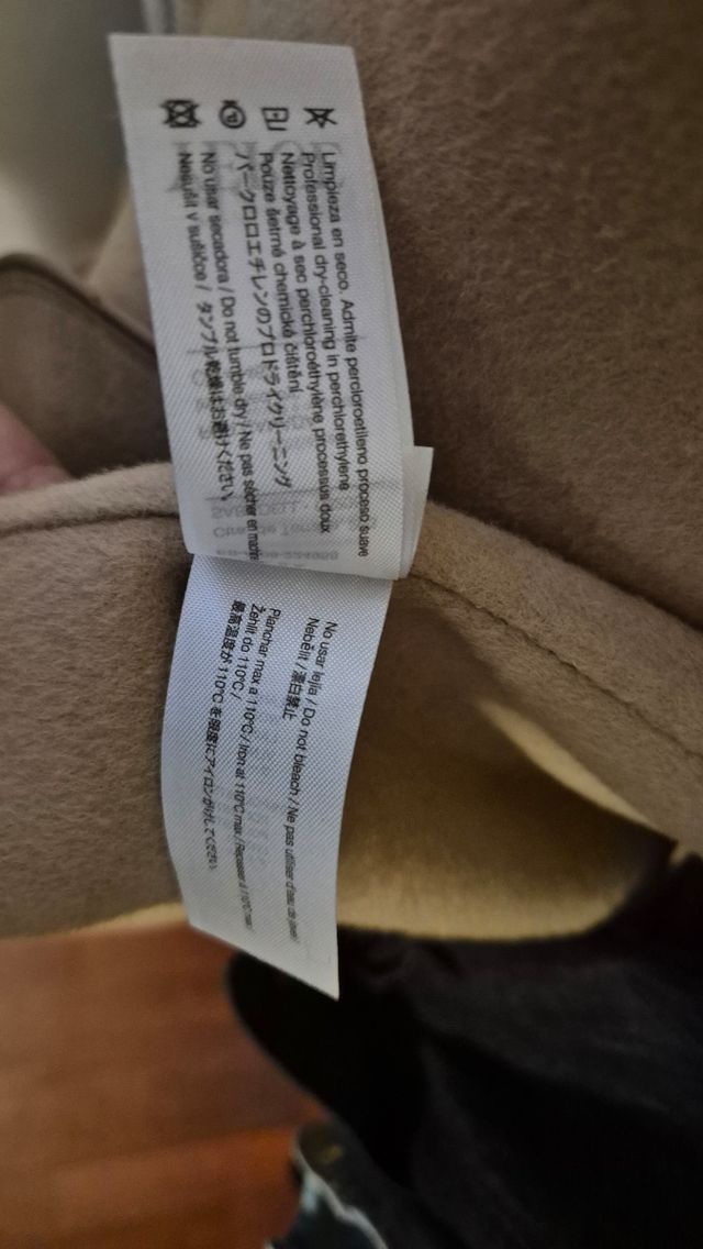 Abrigo Yerse Camel S