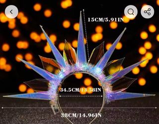 Corona disfraz adulto SIN ESTRENAR