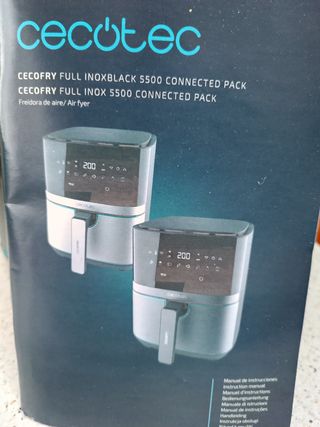 Freidora de aire Wi-fi black