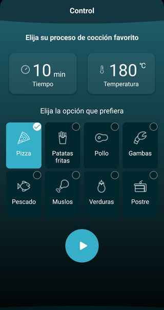 Freidora de aire Wi-fi black