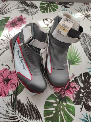 Bota de esquí fondo mujer, marca Salomon, talla36