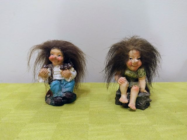 Due trolls norvegesi Vintage