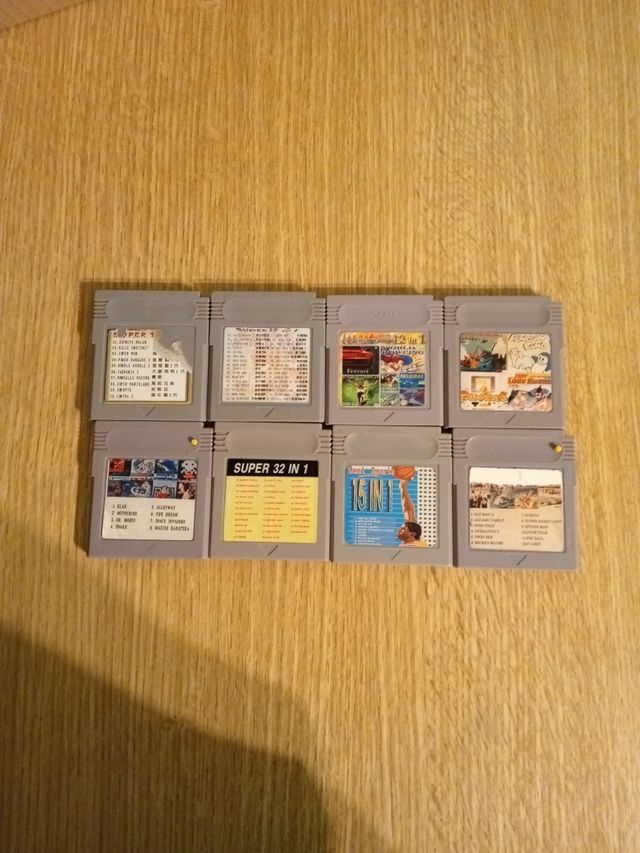 Lote multijuegos Game boy