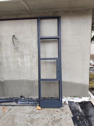 Mampara de hierro, divisoria cocina, etc