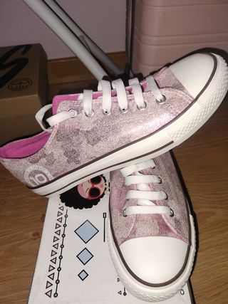 Zapatillas mujer tipo converse 