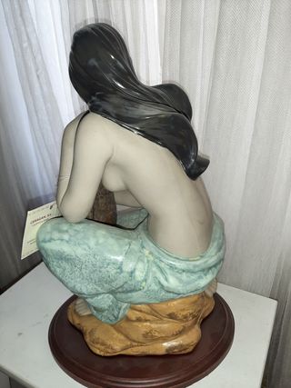 Años 80. Figura Grande de cerámica Jawaiana