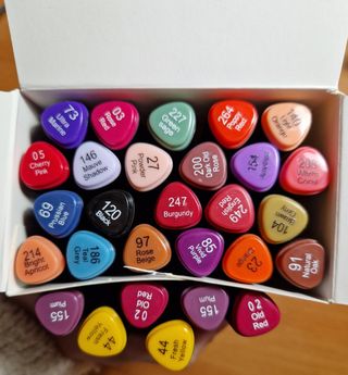 Pennarelli Action 28 Alcohol Markers, nuovi.