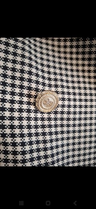 Chaqueta cuadros Zara