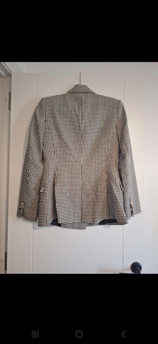 Chaqueta cuadros Zara