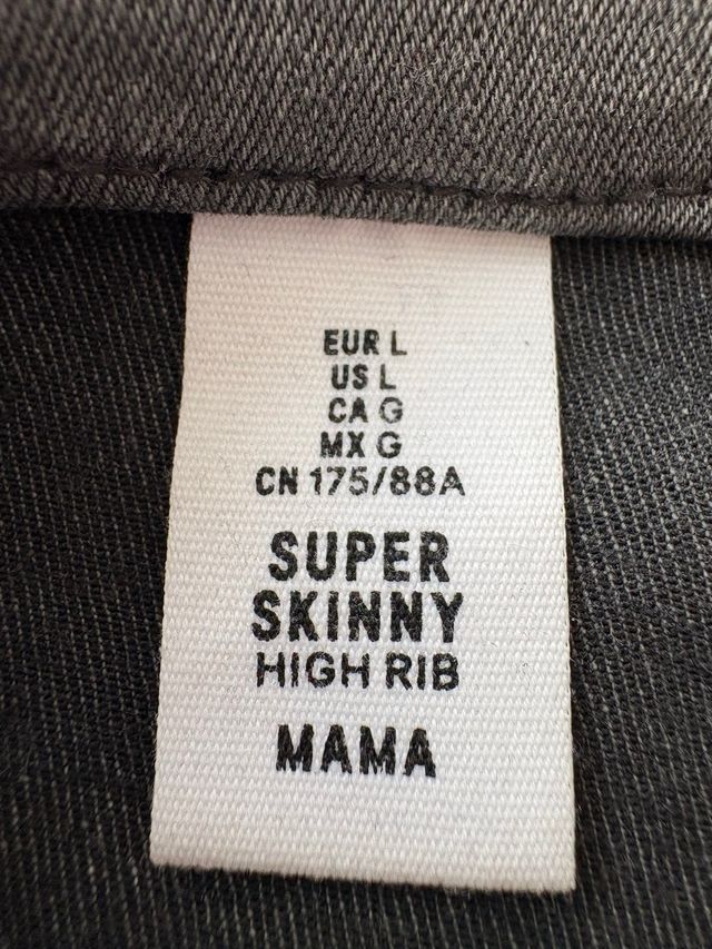 Pantalon vaquero premama gris