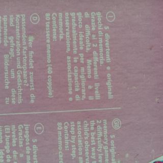 Memo giochi Clementoni
