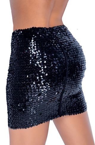 Minigonna di paiette tg M