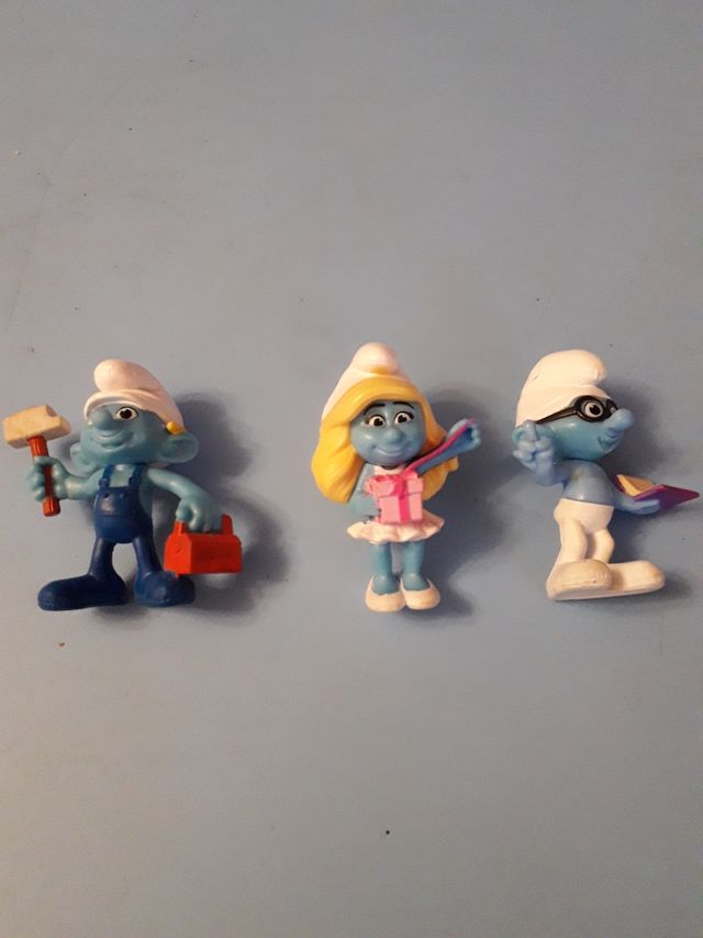 3 pitufos Mcdonald's 2013