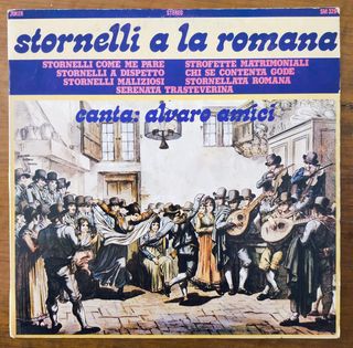 vinile 33 giri Alvaro Amici - Stornelli A La Roman