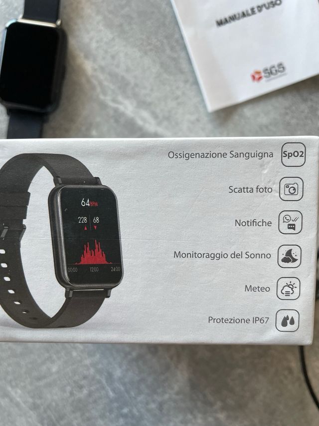 Orologio Smartwatch square plus SGS